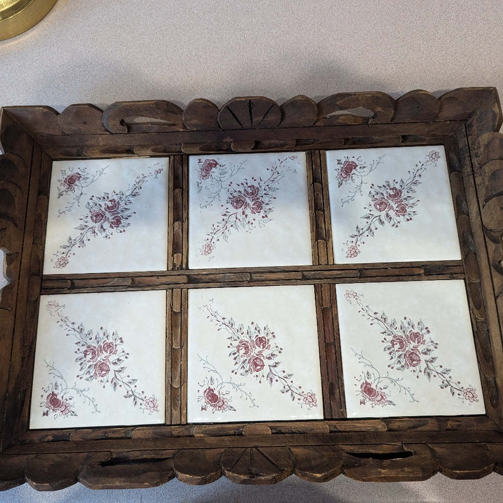 Wood tray